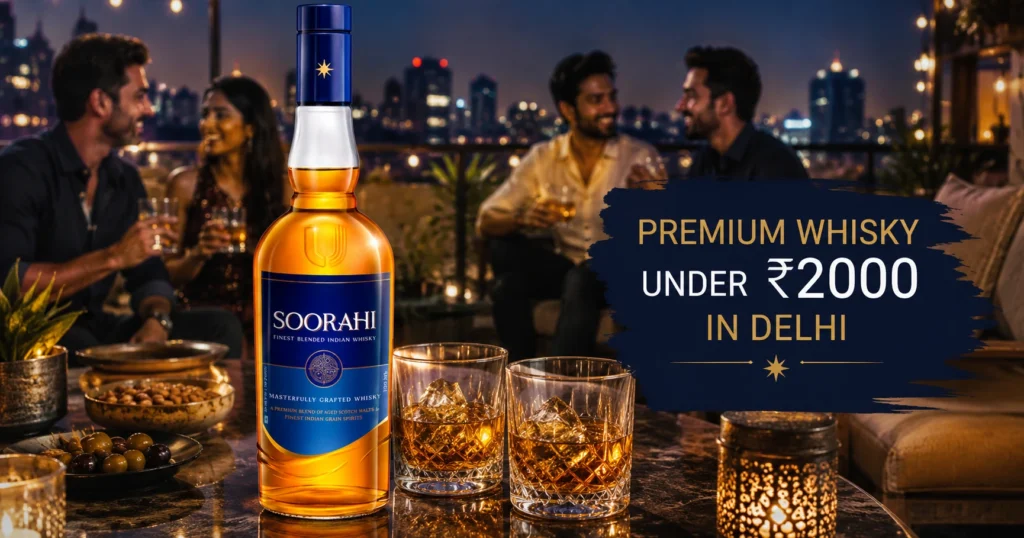 premium whisky under ₹2000 in Delhi for summer gatherings