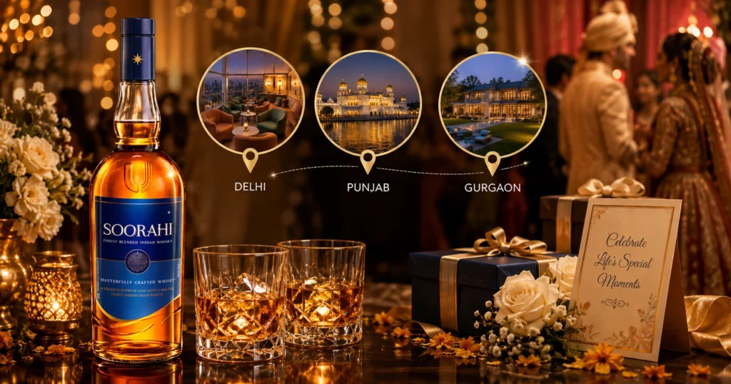 Premium Indian whisky for wedding season